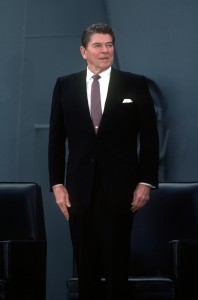 Ronald Reagan, the 40th President of the United States. image source: commons.wikimedia.org