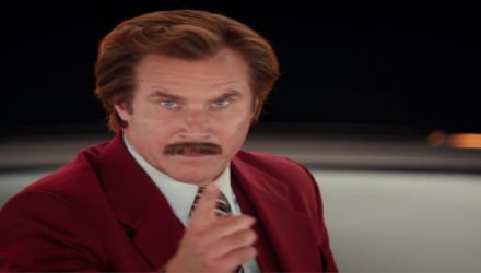 Hillary Clinton reminded me of Ron Burgundy