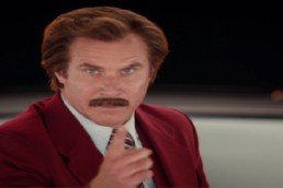 Hillary Clinton reminded me of Ron Burgundy