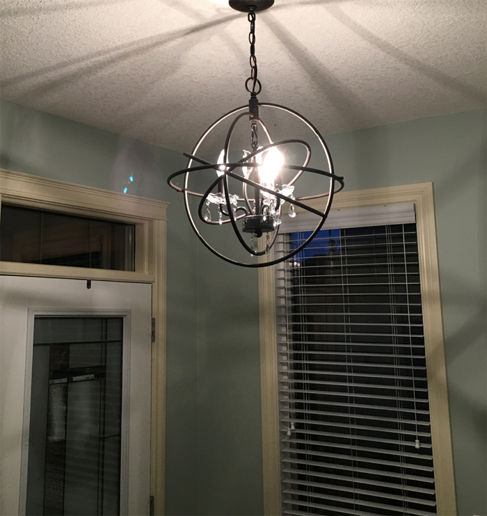 Change light fixtures for your house to dress it up