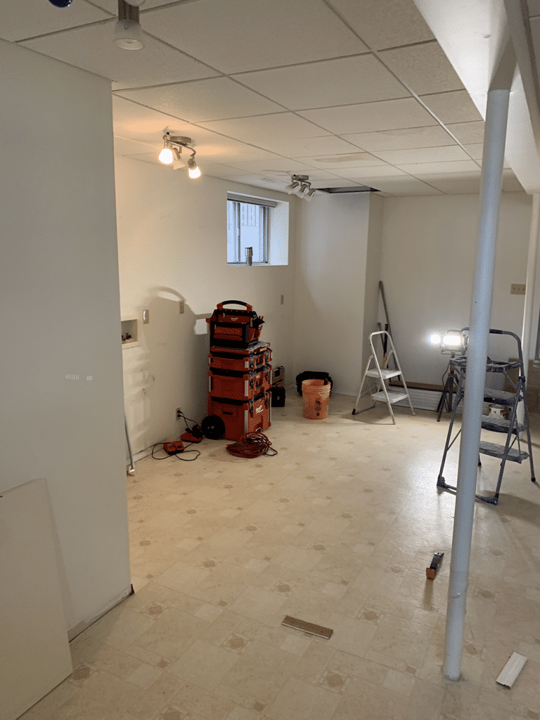 Basement suite renovations