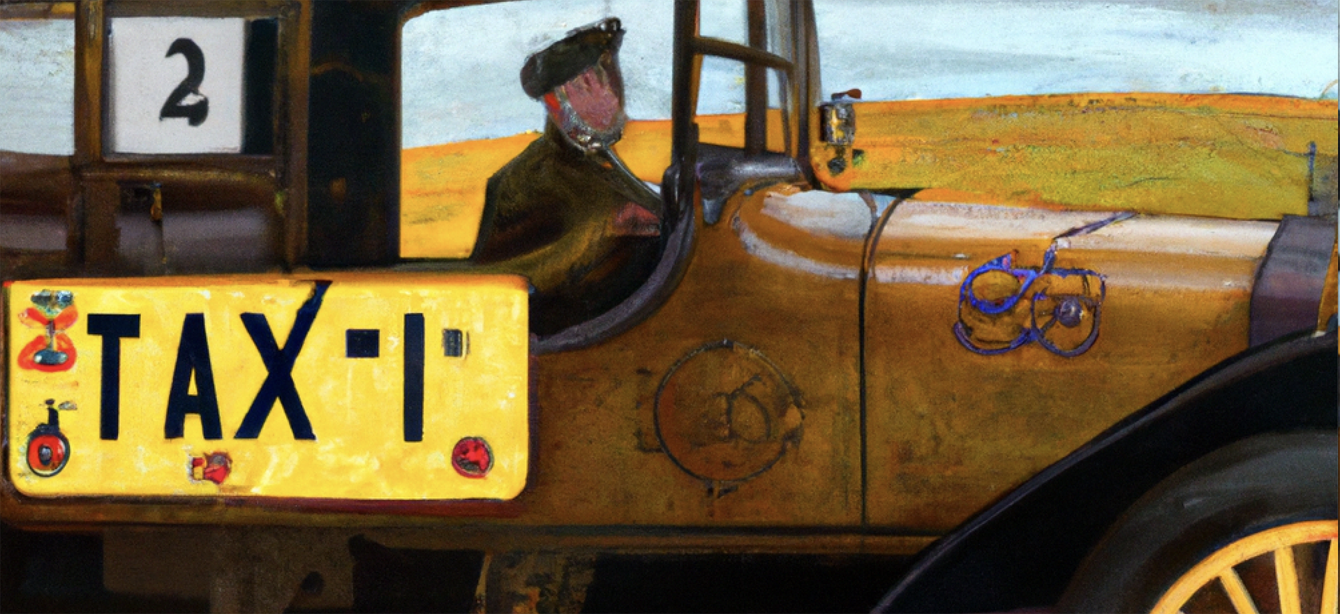 Taxi driver heading to the battle of the Marne